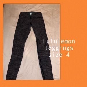 Lululemon leggings size 4